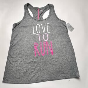 Danskin Women’s Active Athletic Racerback Sporty Workout Tank Sz L 12-14